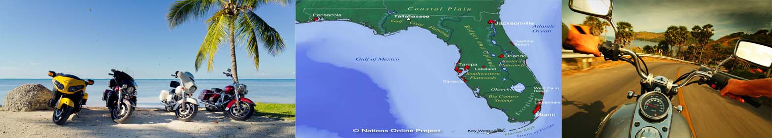 Motorradvermietung in Florida