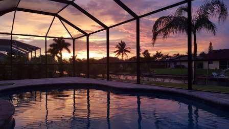 Romantische Stimmung bei Sonnenuntergang - Traum Urlaub Florida 
