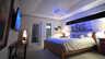 Abendlich beleuchtetes Schlafzimmer - Traum-Urlaub-Florida