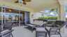 Gemütliche Lounge auf der überdachten Terrasse mit direktem Zugang zum Pool. - Traum-Urlaub-Florida