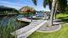 Tiki-Hut mit Tisch und Stühlen am Kanal - perfekt für ein kühles Getränk am Nachmittag oder entspanntes Plaudern am Wasser. - Traum-Urlaub-Florida