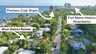 Luftaufnahme der Villa River District Retreat nahe dem historischen River District und dem Caloosahatchee River in Fort Myers. - Traum-Urlaub-Florida