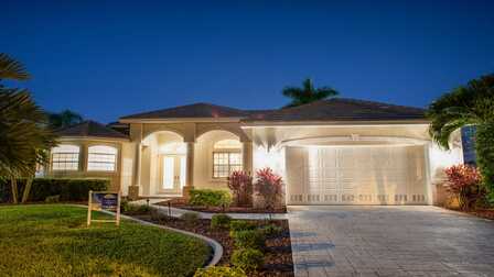 Villa Boaters Dream bei nachtblauem Himmel  - Traum Urlaub Florida 