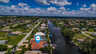 Blick auf den langen Kanal und die Umgebung - Traum-Urlaub-Florida