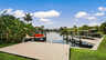 Blick von der Dock Terrasse auf den Kanal  - Traum-Urlaub-Florida