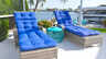 Erholung am Pool mit einem guten Buch und einem kühlen Drink - Traum-Urlaub-Florida