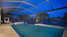 Die geräumige Terrasse hat mehrere Sitzbereiche - Traum-Urlaub-Florida