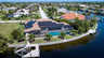 Luftaufnahme vom Bootsdock, Kanal und Pool - Traum-Urlaub-Florida