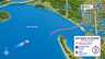 Karte mit Bootsroute vom Mietboot am Haus über die San Carlos Bay zum Meer - Traum-Urlaub-Florida
